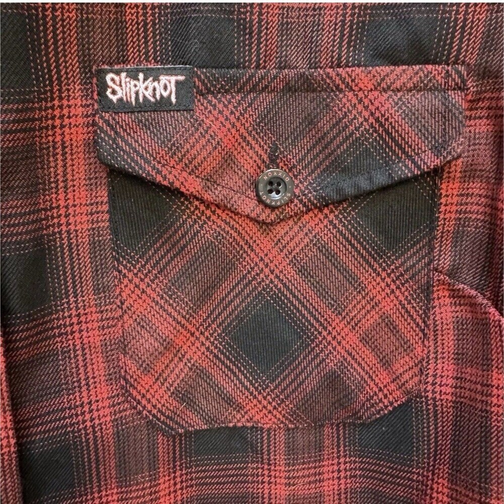 DIXXON Flannel 24th Anniversary Self Titled Album The Slipknot Women’s Sz Medium - Picture 6 of 9